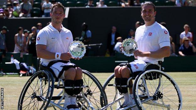 Alfie Hewett and Gordon Reid