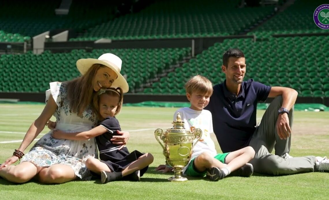 A Djokovic Family Trip to Centre Court