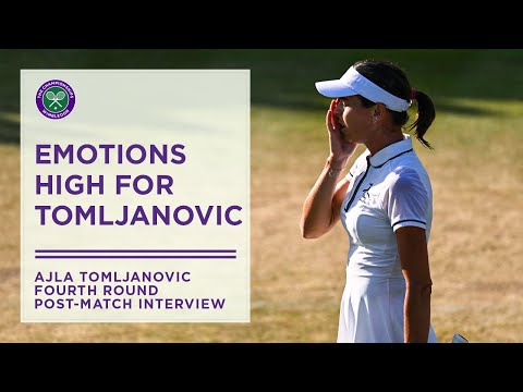 Ajla Tomljanovic on Reaching Quarter Finals of Wimbledon | Wimbledon 2022