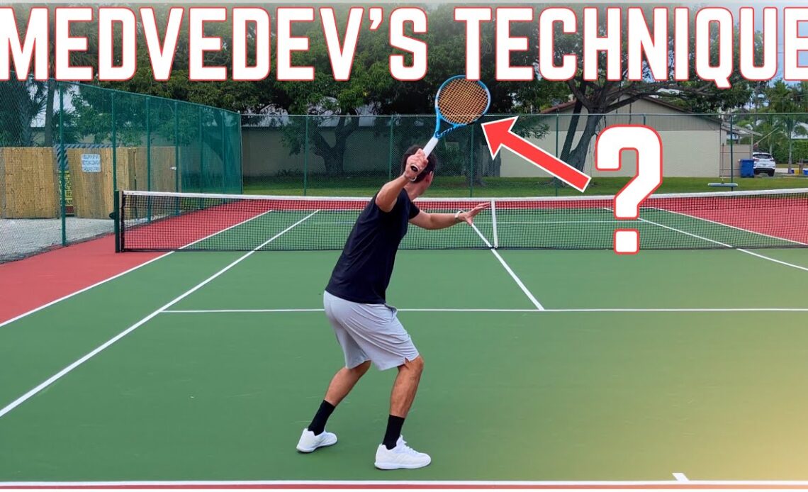 Analysis of Daniil Medvedev’s Tennis Technique | Serve, Forehand, Backhand & Volleys