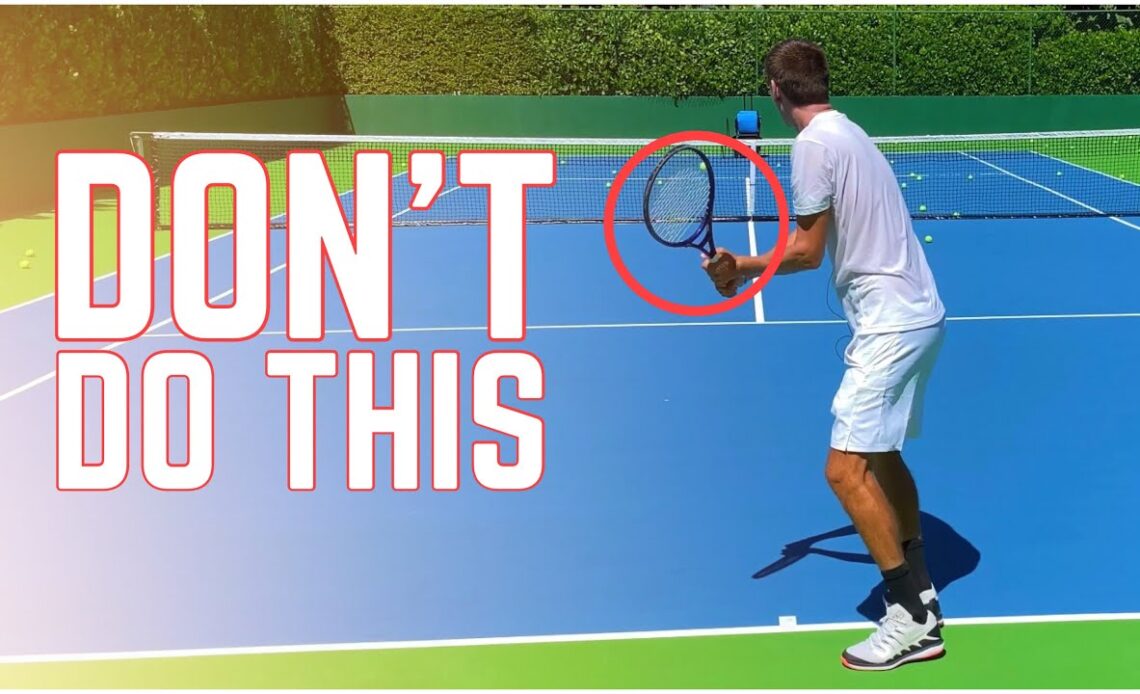 Avoid This Mistake on Your Two Handed Backhand Tennis Technique