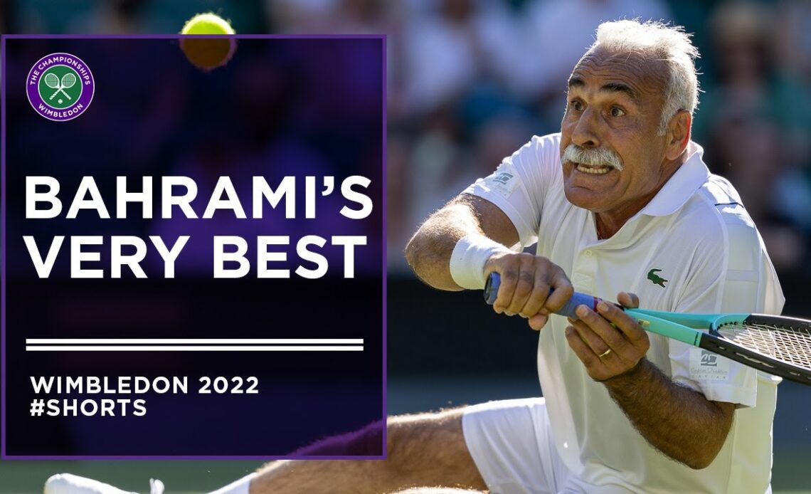 Bahrami's Best Ever Wimbledon Shot? #shorts