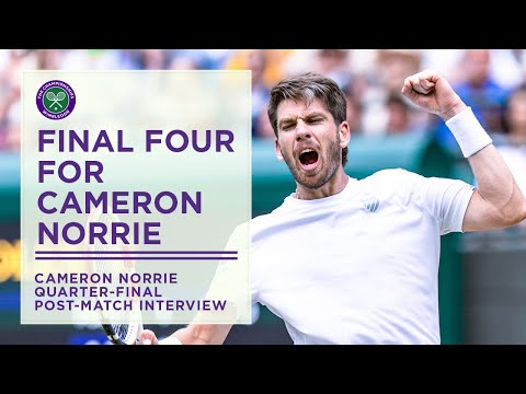 Cameron Norrie Reaches First Grand Slam Semi-Final | Wimbledon 2022