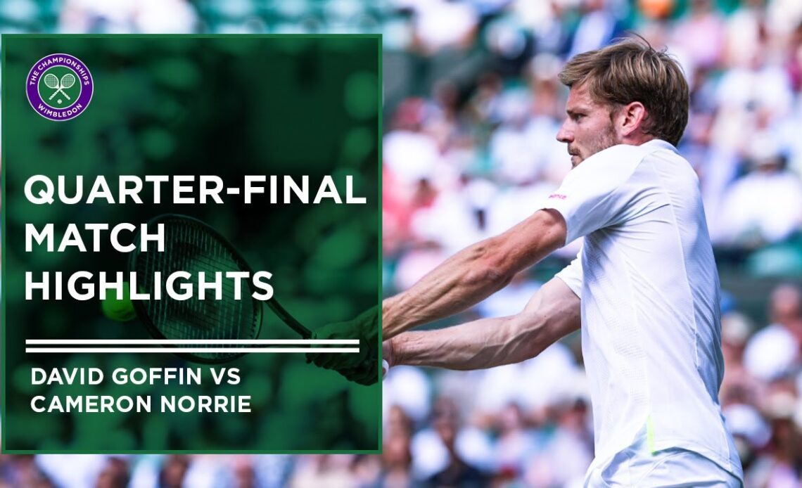 Cameron Norrie vs David Goffin | Match Highlights | Wimbledon 2022
