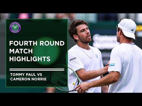 Cameron Norrie vs Tommy Paul | Match Highlights | Wimbledon 2022