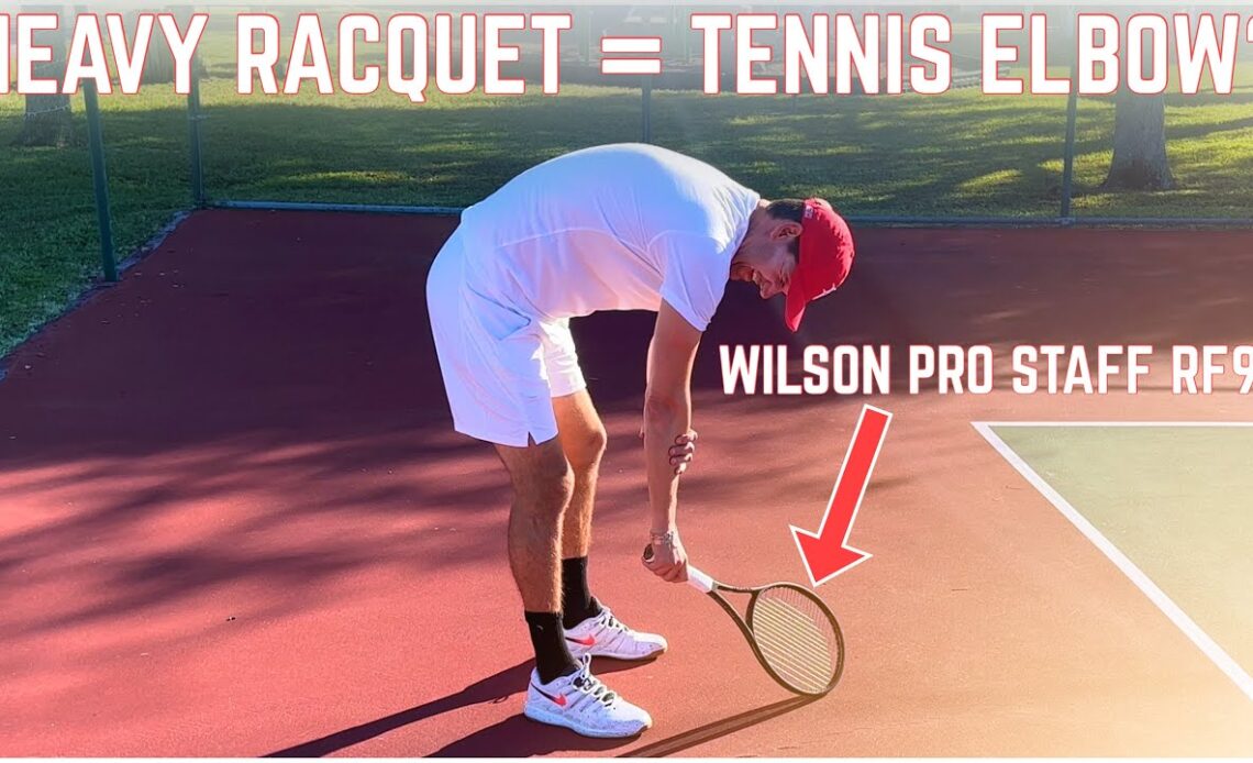 Can Heavy Tennis Racquets Prevent Tennis Elbow? | Wilson Pro Staff RF 97