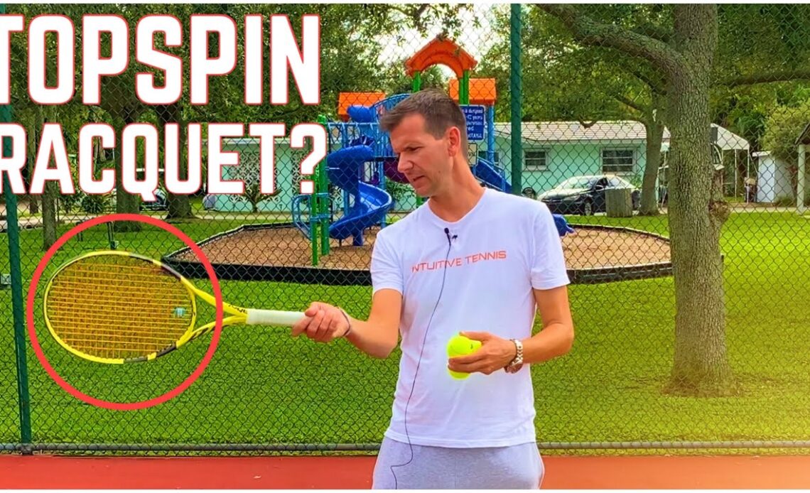 Can a Tennis Racquet Impart Topspin on the Ball?