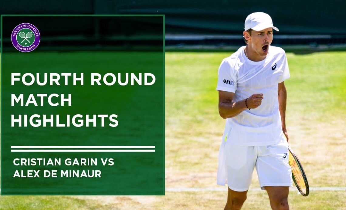 Cristian Garin vs Alex de Minaur | Match Highlights | Wimbledon 2022