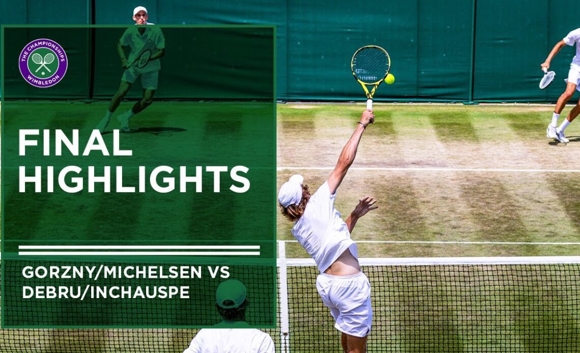 Debru / Inchauspe vs. Gorzny / Michelsen | Final Highlights | Wimbledon 2022