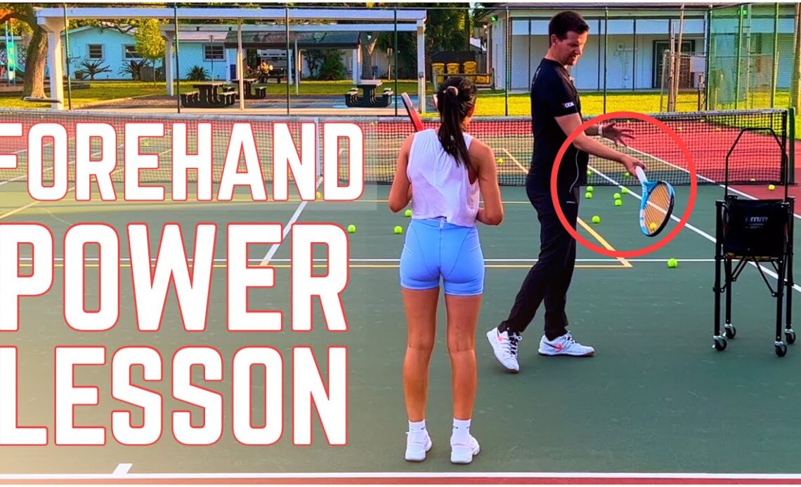 Developing Effortless Forehand Power | Transformative Tennis Lesson