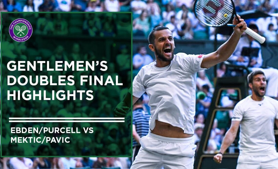 Ebden / Purcell vs Mektic / Pavic | Gentlemens' Doubles Final Highlights | Wimbledon 2022