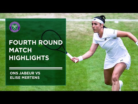 Elise Mertens vs Ons Jabeur | Match Highlights | Wimbledon 2022