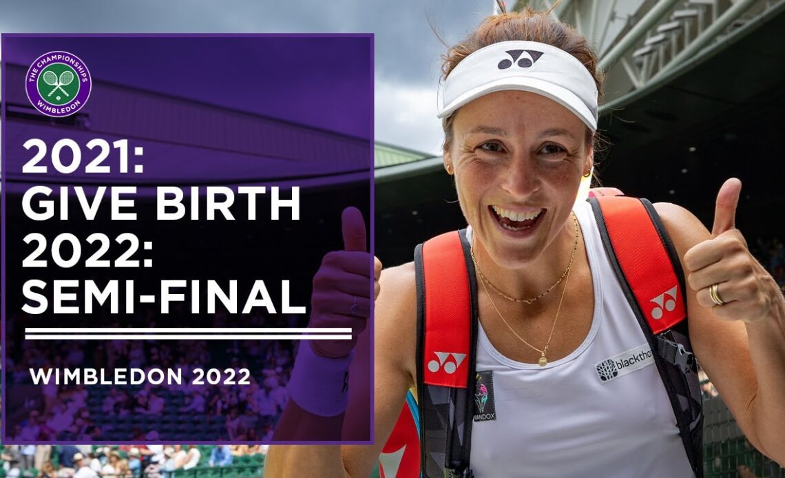 From giving birth to reaching a Wimbledon semi-final #shorts