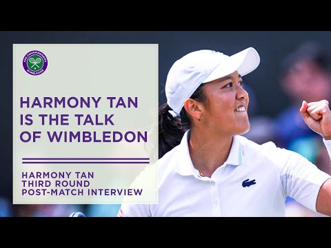 Harmony Tan Into Second Week of Wimbledon | Wimbledon 2022