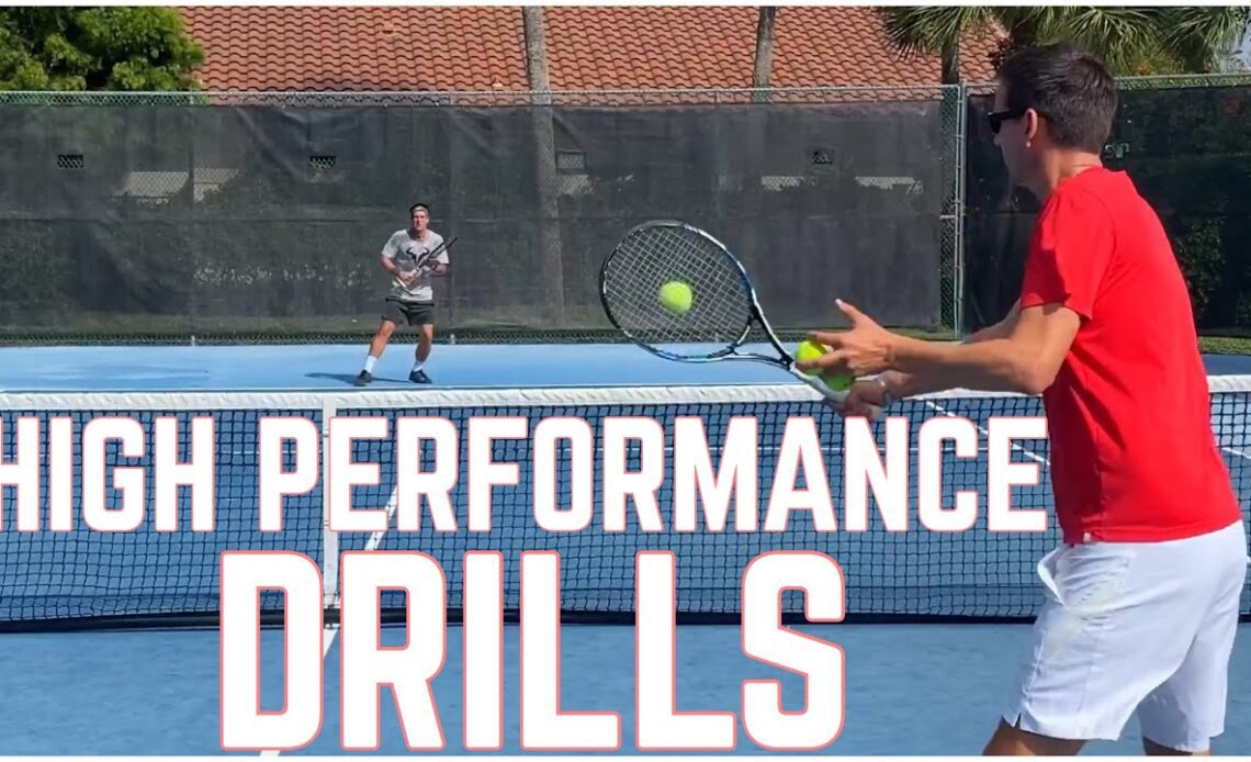 High-Performance Baseline Tennis Drills to Improve Tennis Movement and Consistency