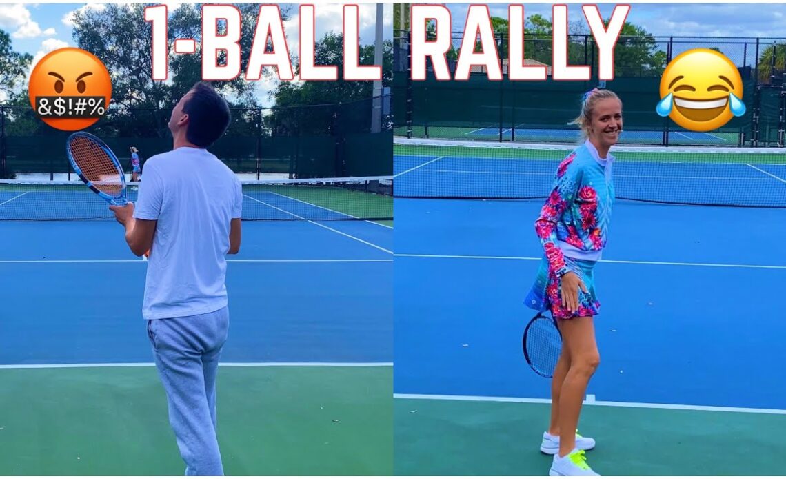 How Practicing with only 1 Tennis Ball Can Improve Your Consistency