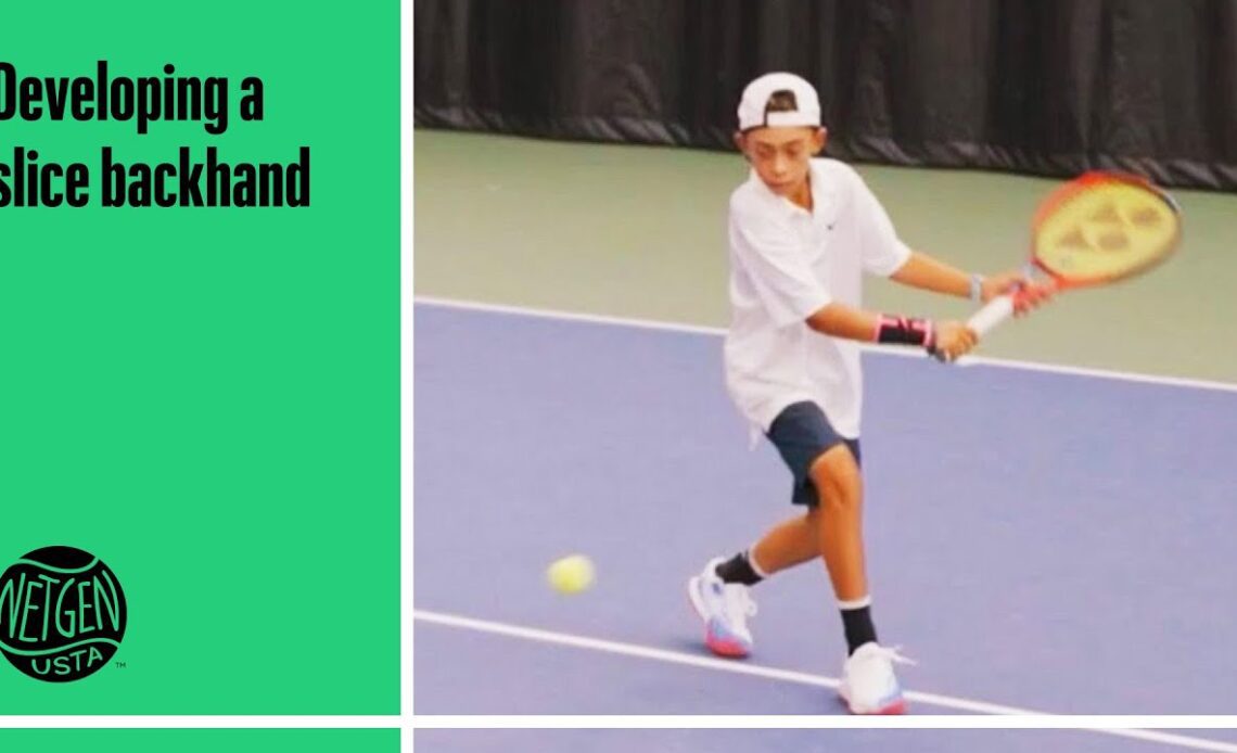 How to Hit a Slice Backhand | USTA Coaching