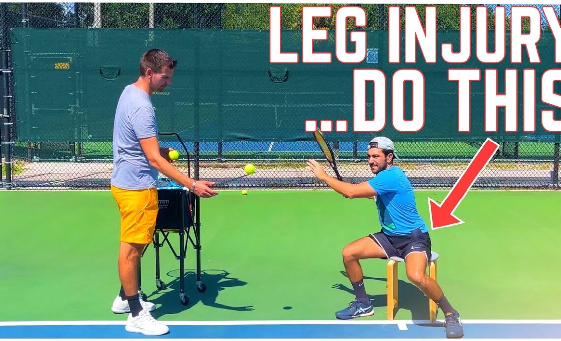 How to Practice Tennis While Injured | Thomas Muster Style 🙌