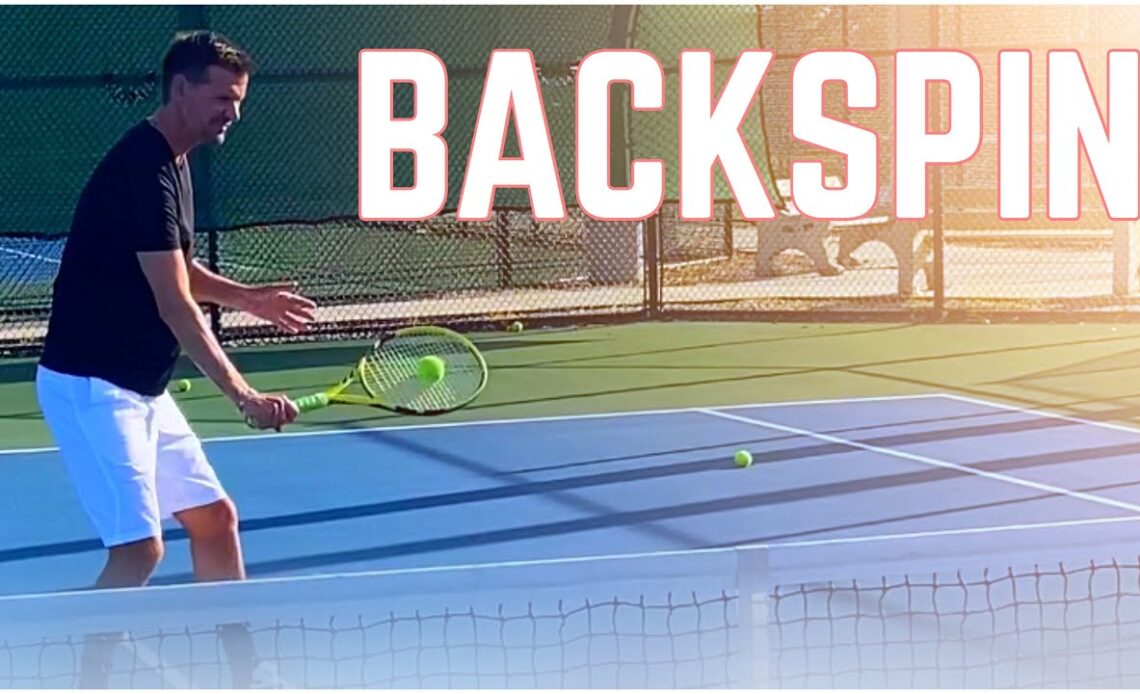 How to Put Backspin on The Tennis Ball | Specialty Shots