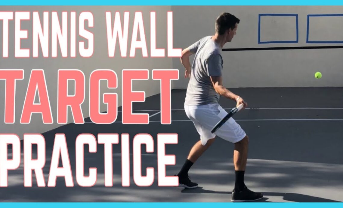How to Train on a Tennis Wall With Targets