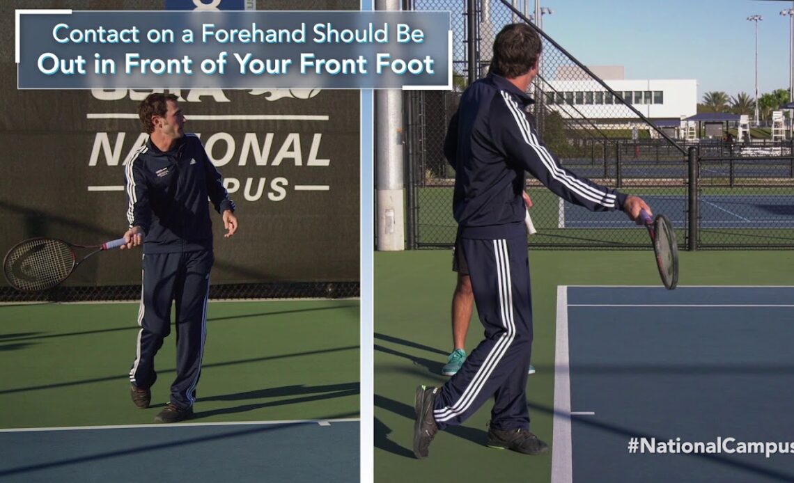 Improve Your Game: One-handed backhand tip
