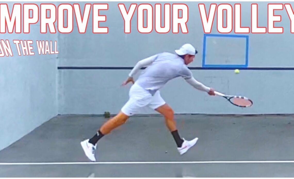 Improve Your Volley on The Tennis Wall by Doing These Drills