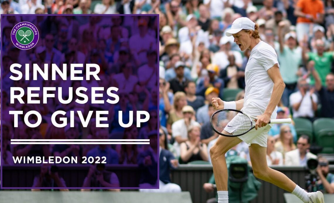 Jannik Sinner Wins an Unwinnable Point | Wimbledon 2022