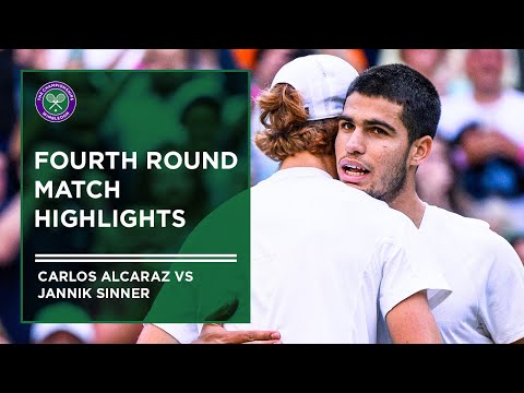 Jannik Sinner vs Carlos Alcaraz | Match Highlights | Wimbledon 2022