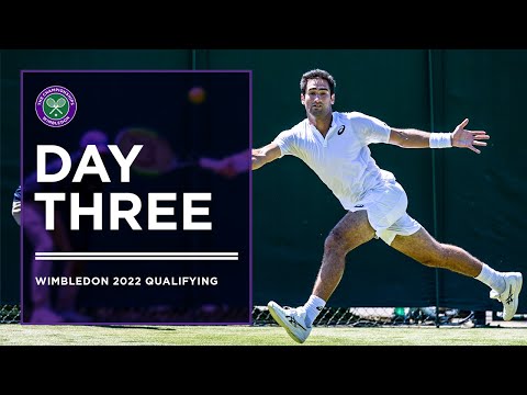 LIVE: Wimbledon Qualifying 2022 - Day Three