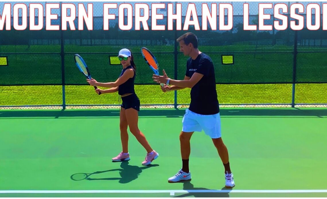 Modern Forehand Tennis Lesson