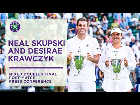 Neal Skupski and Desirae Krawczyk Final Press Conference | Wimbledon 2022