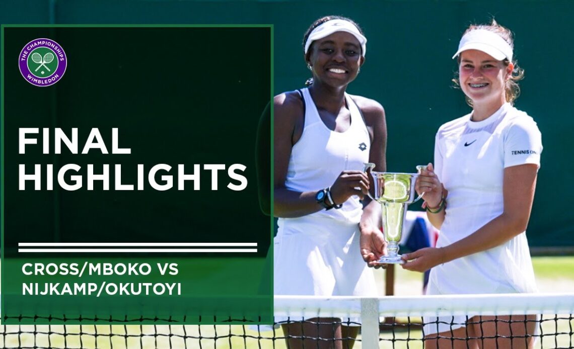 Nijkamp / Okutoyi vs Cross / Mboko | Final Highlights | Wimbledon 2022