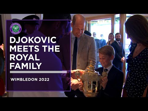 Novak Djokovic Meets The Royals | Wimbledon 2022