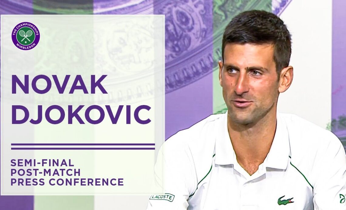 Novak Djokovic Semi-Final Press Conference | Wimbledon 2022