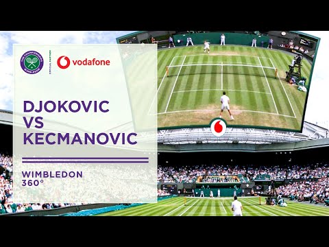 Novak Djokovic vs Miomir Kecmanovic | Wimbledon Uncovered in 360° | Wimbledon 2022