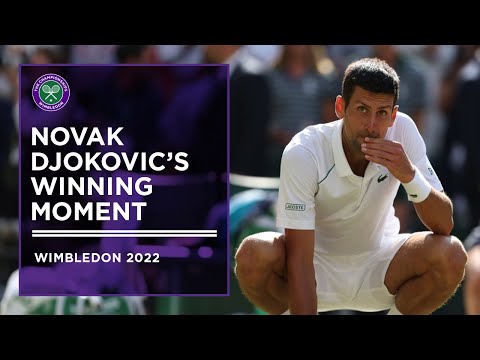 Novak Djokovic's Championship Winning Moment | Wimbledon 2022