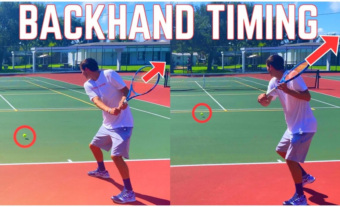 One-Handed & Two-Handed Backhand Timing