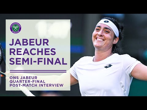 Ons Jabeur Into Wimbledon Semi-Final | Wimbledon 2022