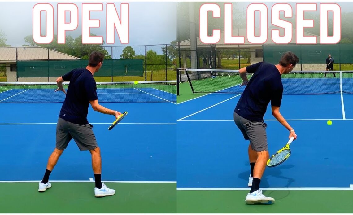 Open Stance vs Closed Stance | How Positioning Works on the Forehand