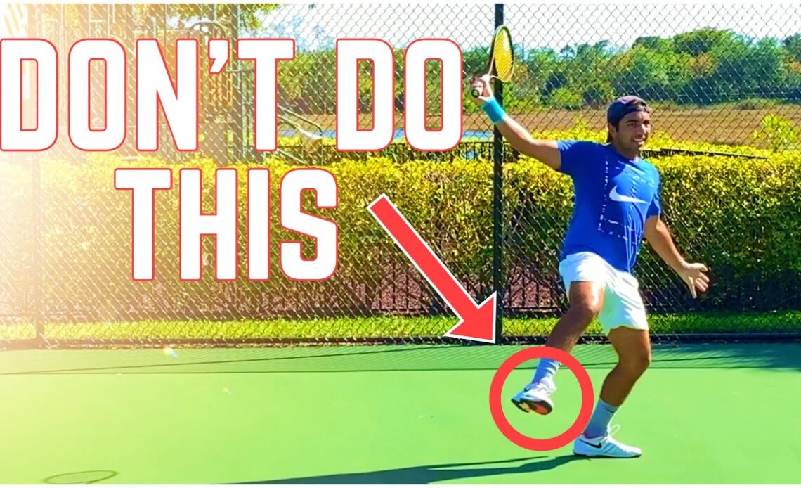 Pulling Back vs Falling Back on The One-Handed Backhand | Tennis Lesson with 4.5 NTRP Player