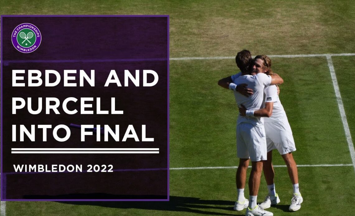 Purcell and Ebden Turnaround Seals Gentlemen's Doubles Final Place | Wimbledon 2022