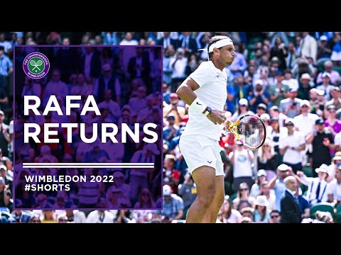 Rafael Nadal Returns to Centre Court #shorts