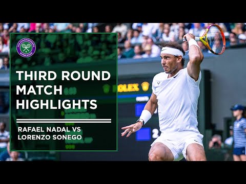 Rafael Nadal vs Lorenzo Sonego | Match Highlights | Wimbledon 2022