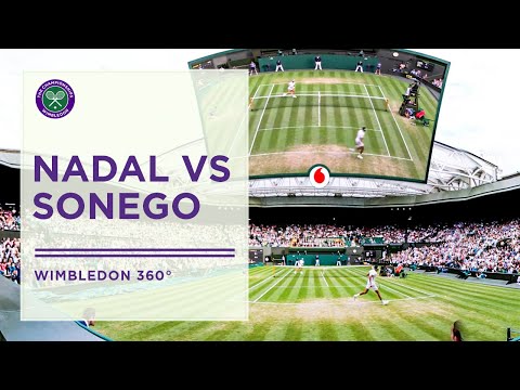 Rafael Nadal vs Lorenzo Sonego | Wimbledon Uncovered in 360° | Wimbledon 2022