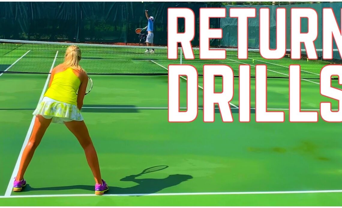 Return of Serve Tennis Drills | Improve Your Reaction Time
