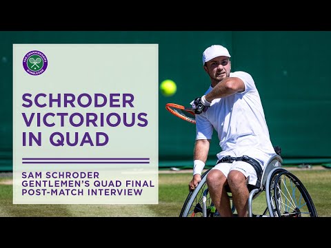 Sam Schroder Wins Quad Wheelchair Singles Final | Wimbledon 2022