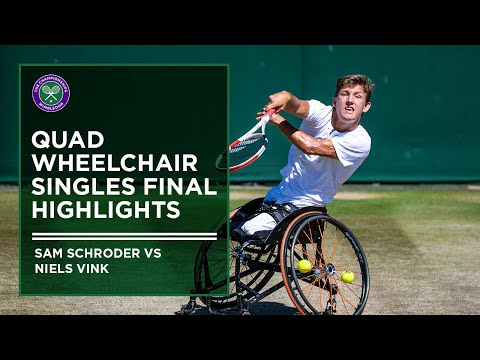 Sam Schroder vs Niels Vink | Quad Wheelchair Singles Final Highlights | Wimbledon 2022