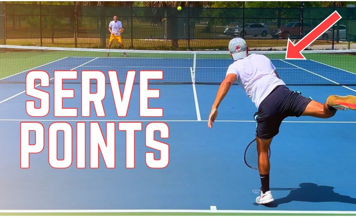Serve Point Play Coaching with Shamir | 4.5 NTRP Tennis Lesson