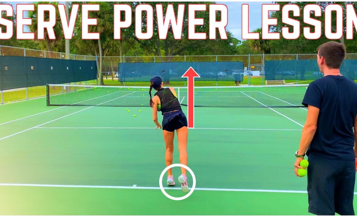 Serve Power Tennis Lesson with Anna
