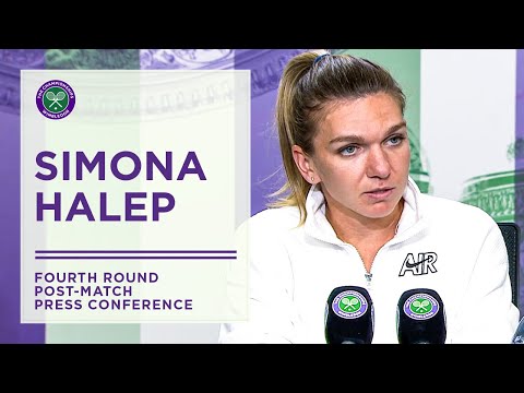 Simona Halep Fourth Round Press Conference | Wimbledon 2022